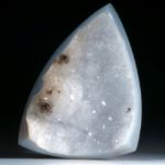 Achat mit Kristalloberfläche, cxa.46x33x8mm