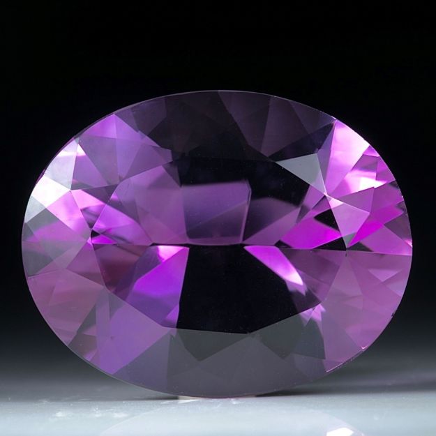 Amethyst Brasilien, ca.27x21.5x13.5mm
