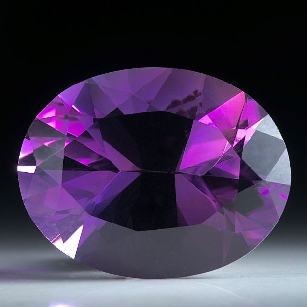Amethyst Brasilien, ca.28x22x14.5mm, 43.23ct.
