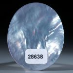 Amethyst mit Bergkristall doublettiert, ovale Form