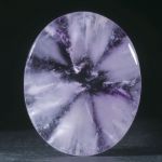 Amethyst Querschnitt beidseitig geschliffen und poliert, Brasilien ca.31x25x5mm 6.3g.