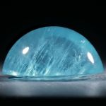 Aquamarin Cabochon mit top Farbe, Brasilien, 41x29.5x20.8mm
