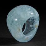 Aquamarin aus Pakistan, handgeschliffener Ring