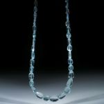 Aquamarin Brasilien, Collier aus barocken Formen