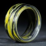 Karbonring, Carbon / Cadmiumgelb mittel (Duplex)