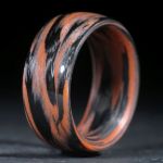 Karbonring, Carbon / Cadmiumorange hell (Duplex)