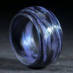 Karbonring, Carbon / Mira Blau gewickelt (Duplex)