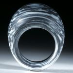 Karbonring handgewickelt mit Glasfaser Icy White mattiert