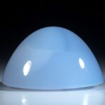 Chalcedon Cabochon beidseitig poliert, ca.32x22x20mm