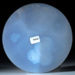 Chalcedon mit Kristallrasen, grosse Rondelle