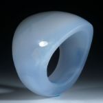 Chalcedon Ring poliert
