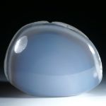 Chalcedon Ring teils naturbelassen und poliert