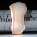 Conch, strombus gigas, Fingerring ca.34x30x18mm, Innendurchmesser 20.3mm