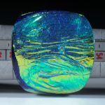 Fingerring Dichroic Glass, Opalglas