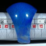 Edelsteinring Lapislazuli, geschwungene Form im Verlauf