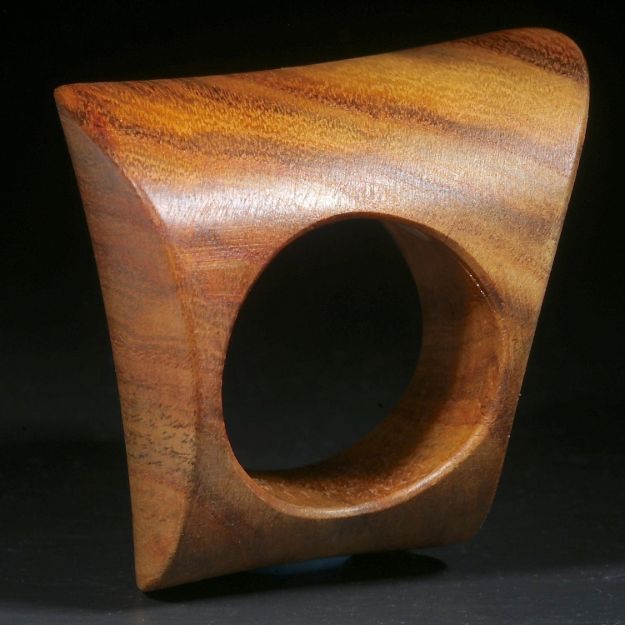 Essigbaumholz Ring
