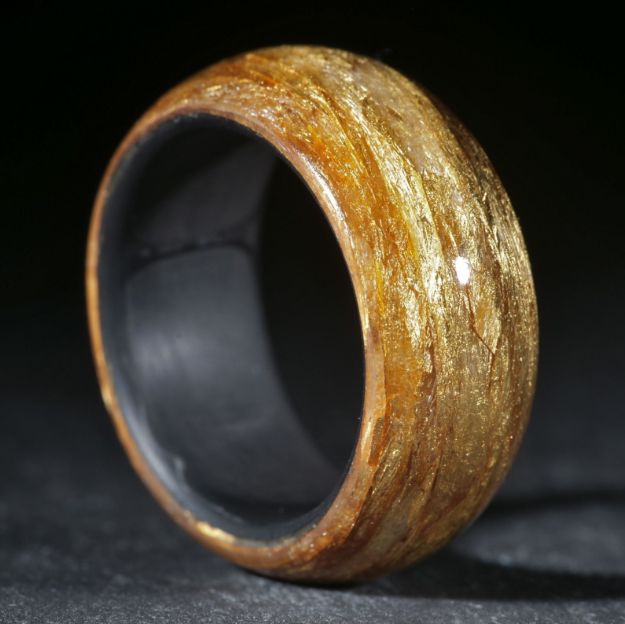 Goldtex gewickelt, poliert