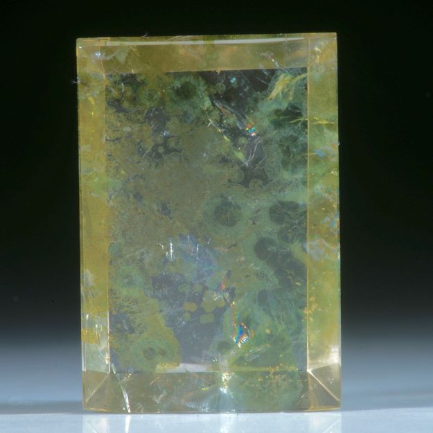 Quarz mit Einschlüssen Brasilien ca.25x17x6mm 5.4g.