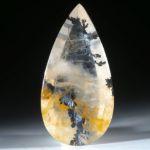 Quarz mit Einschlüssen Brasilien ca. 35x18x8mm 6.4g.