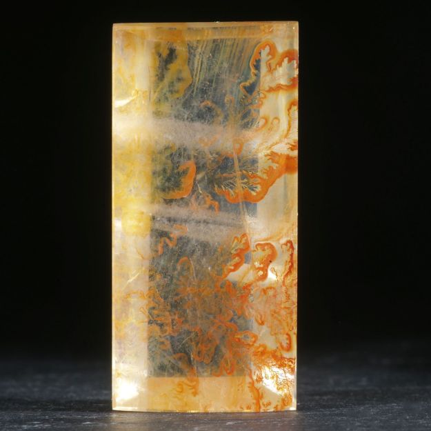 Quarz mit Einschlüssen Brasilien ca.32x15x7mm 7.4g.