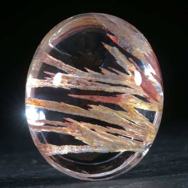 Quarz mit Einschlüssen Brasilien ca. 22x18x11mm 6.3g.