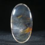 Quarz mit Einschlüssen Brasilien ca.33x18x6mm 5.8g.