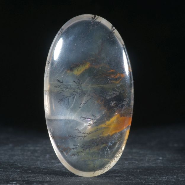 Quarz mit Einschlüssen Brasilien ca.33x18x6mm 5.8g.