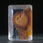 Quarz mit Einschluss Brasilien ca.25x17x5mm 4.7g.