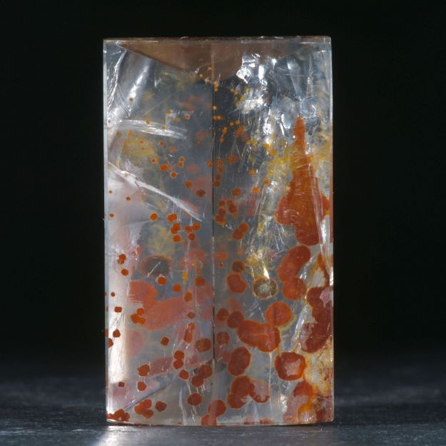 Quarz mit Einschlüssen Brasilien ca.27x16x10mm 6.7g.