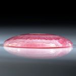 Rhodochrosit Cabochon oval ca.51x41x7mm