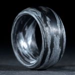 Karbonring Carbon / Alutex gewickelt