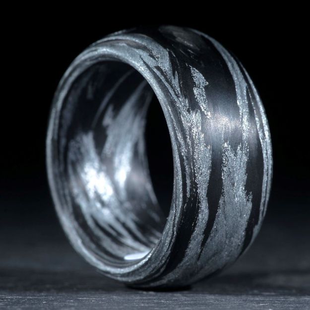 Karbonring Carbon / Alutex gewickelt