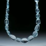 Aquamarin Brasilien, Collier aus barocken Formen
