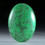 Chloromelanit, Maw-sit-sit, Cabochon oval ca.28x20x6.5mm