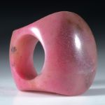 Edelsteinring Rhodonit "Zweiflächer" ca.35x34x26mm