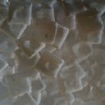 Achat Freiform mit gravierter Viereckstruktur ca.110x33x4mm