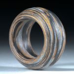 Fibertec Ring, Karbon mit Glasfaser Bronce und Alu metallic