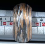Fibertec Ring, Karbon mit Glasfaser Bronce und Alu metallic