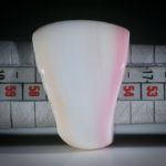 Conch, strombus gigas Fingerring, Breite im Verlauf von 9.5mm auf 19mm