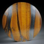 Tigerauge Paar für Ohrschmuck, 31x31x5mm