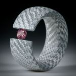 Alutex Spannring mit Turmalin 5mm, Ringbreite 11.5mm