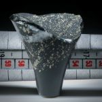 Steinring Pyritschiefer Grindelwald, Tafelring ca.35x30x27mm