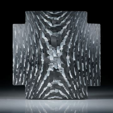 Kreuz aus Karbon mit Alutexgewebe