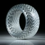 Alutexring, feine Struktur poliert, innen und aussen gerundet