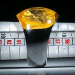 Fingerring Goldglas (Glas mit eingeschmolzenem Gold 23.75ct.)