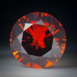 Madeira Citrin 8.9ct. rund facettiert 15x15x8.5mm