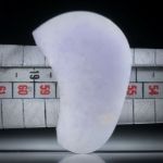 Edelsteinring Jade, Jadeit Lavendel, handgeschliffene freie Form "Zweiflächer"