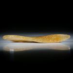 Rutilquarz Navette in Torsion geschliffen, beidseitig poliert ca.69x22x5mm