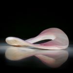 Armreif aus einer Fechterschnecke, Conch (strombus gigas), Innendurchmesser 63.4mm