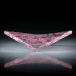 Rhodonit Viereck, in Torsion geschliffen ca.41x41x4mm